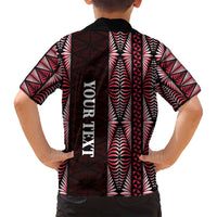 Tonga Rugby Personalised Family Matching Off Shoulder Maxi Dress and Hawaiian Shirt 2025 Mate Maa Tonga Ngatu Motif LT14 - Polynesian Pride