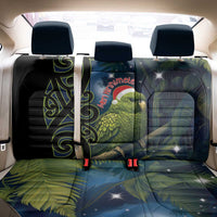 New Zealand Christmas Back Car Seat Cover Cute Kakapo Meri Kirihimete Maori Koru LT14 - Polynesian Pride