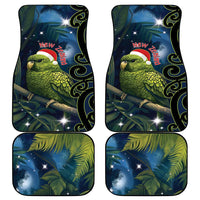 New Zealand Christmas Car Mats Cute Kakapo Meri Kirihimete Maori Koru LT14 - Polynesian Pride
