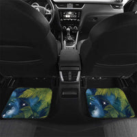 New Zealand Christmas Car Mats Cute Kakapo Meri Kirihimete Maori Koru LT14 Set 2pcs - Back Blue - Polynesian Pride
