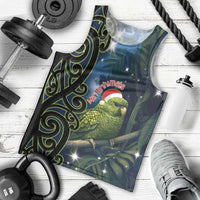 New Zealand Christmas Men Tank Top Cute Kakapo Meri Kirihimete Maori Koru LT14 - Polynesian Pride