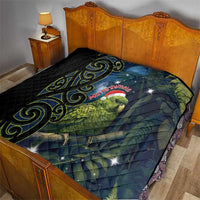 New Zealand Christmas Quilt Cute Kakapo Meri Kirihimete Maori Koru LT14 - Polynesian Pride