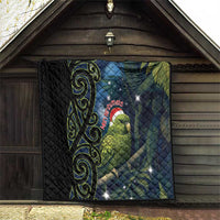 New Zealand Christmas Quilt Cute Kakapo Meri Kirihimete Maori Koru LT14 - Polynesian Pride
