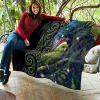 New Zealand Christmas Quilt Cute Kakapo Meri Kirihimete Maori Koru LT14 - Polynesian Pride