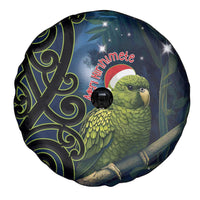 New Zealand Christmas Spare Tire Cover Cute Kakapo Meri Kirihimete Maori Koru LT14 - Polynesian Pride