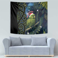 New Zealand Christmas Tapestry Cute Kakapo Meri Kirihimete Maori Koru LT14 - Polynesian Pride