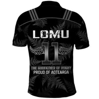 New Zealand Silver Fern Rugby Polo Shirt Aotearoa Godfather Proud Gone But Never Forgotten LT14 - Polynesian Pride
