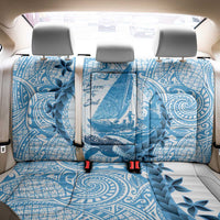 New Zealand Sailing Back Car Seat Cover Aotearoa Yacht Racing - Born To Sail LT14 - Polynesian Pride