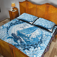 New Zealand Sailing Quilt Bed Set Aotearoa Yacht Racing - Born To Sail LT14 - Polynesian Pride