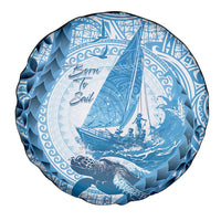 New Zealand Sailing Spare Tire Cover Aotearoa Yacht Racing - Born To Sail LT14 - Polynesian Pride