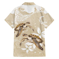 Happy Valentine's Day Polynesia Family Matching Long Sleeve Bodycon Dress and Hawaiian Shirt SeaTurtle Couple Polynesian - Pollinate Color LT14 - Polynesian Pride