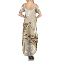 Happy Valentine's Day Polynesia Family Matching Summer Maxi Dress and Hawaiian Shirt SeaTurtle Couple Polynesian - Pollinate Color LT14 - Polynesian Pride