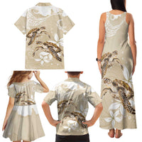 Happy Valentine's Day Polynesia Family Matching Tank Maxi Dress and Hawaiian Shirt SeaTurtle Couple Polynesian - Pollinate Color LT14 - Polynesian Pride