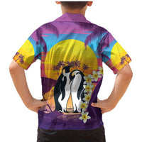 Hawaii Penguin Couple Family Matching Mermaid Dress and Hawaiian Shirt You Are My Valentine - Tropical Sunset Vibes LT14 - Polynesian Pride