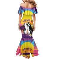 Hawaii Penguin Couple Mermaid Dress You Are My Valentine - Tropical Sunset Vibes LT14 - Polynesian Pride