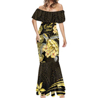 Personalised Aloha Hawaii Oahu Island Mermaid Dress Gathering Place Sea Turtle Ilima Flowers LT14 - Polynesian Pride