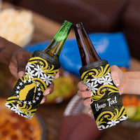 Personalised Cook Islands Aitutaki 4 in 1 Can Cooler Tumbler Tiare Maori Polynesian Waves Tattoo LT14 - Polynesian Pride