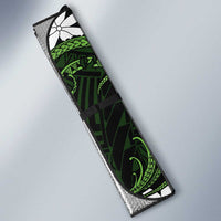 Personalised Cook Islands Palmerston Auto Sun Shade Tiare Maori Polynesian Waves Tattoo