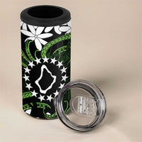 Personalised Cook Islands Palmerston 4 in 1 Can Cooler Tumbler Tiare Maori Polynesian Waves Tattoo LT14 - Polynesian Pride