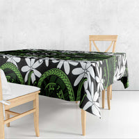 Personalised Cook Islands Palmerston Tablecloth Tiare Maori Polynesian Waves Tattoo