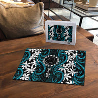 Personalised Cook Islands Penrhyn Atoll Puzzle Tiare Maori Polynesian Waves Tattoo