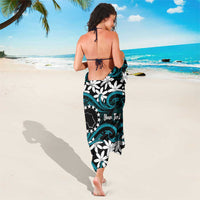 Personalised Cook Islands Penrhyn Atoll Sarong Tiare Maori Polynesian Waves Tattoo