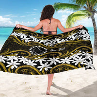 Personalised Cook Islands Manihiki Sarong Tiare Maori Polynesian Waves Tattoo