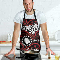 Personalised Cook Islands Atiu Enuamanu Apron Tiare Maori Polynesian Waves Tattoo