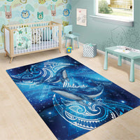 New Zealand Humpback Whale Matariki Area Rug Maori New Year Taniko Niho Taniwha