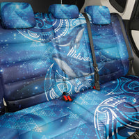 New Zealand Humpback Whale Matariki Back Car Seat Cover Maori New Year Taniko Niho Taniwha LT14 - Polynesian Pride