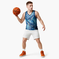 New Zealand Humpback Whale Matariki Basketball Jersey Maori New Year Taniko Niho Taniwha LT14 - Polynesian Pride