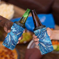 New Zealand Humpback Whale Matariki 4 in 1 Can Cooler Tumbler Maori New Year Taniko Niho Taniwha LT14 - Polynesian Pride