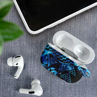 Humpback Whale Matariki New Zealand AirPods Case NZ Maori Paikea Poutama Luxury Blue LT14 - Polynesian Pride