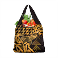 Humpback Whale Matariki New Zealand Grocery Bag NZ Maori Paikea Poutama Luxury Gold LT14 1-pack One Size Gold - Polynesian Pride