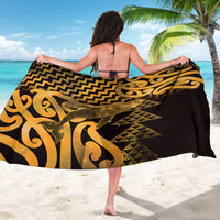 Humpback Whale Matariki New Zealand Sarong NZ Maori Paikea Poutama Luxury Gold LT14 - Polynesian Pride