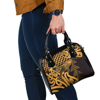 Humpback Whale Matariki New Zealand Shoulder Handbag NZ Maori Paikea Poutama Luxury Gold LT14 - Polynesian Pride