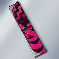 Humpback Whale Matariki New Zealand Auto Sun Shade NZ Maori Paikea Poutama Luxury Pink LT14 - Polynesian Pride