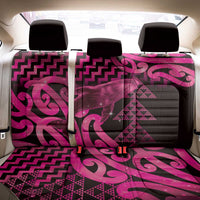 Humpback Whale Matariki New Zealand Back Car Seat Cover NZ Maori Paikea Poutama Luxury Pink LT14 - Polynesian Pride