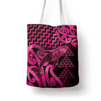 Humpback Whale Matariki New Zealand Tote Bag NZ Maori Paikea Poutama Luxury Pink LT14 - Polynesian Pride