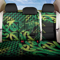 Humpback Whale Matariki New Zealand Back Car Seat Cover NZ Maori Paikea Poutama Luxury Green LT14 One Size Green - Polynesian Pride