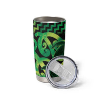 Humpback Whale Matariki New Zealand Tumbler Cup NZ Maori Paikea Poutama Luxury Green LT14 - Polynesian Pride