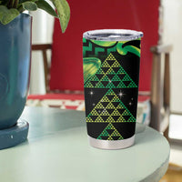 Humpback Whale Matariki New Zealand Tumbler Cup NZ Maori Paikea Poutama Luxury Green LT14 - Polynesian Pride