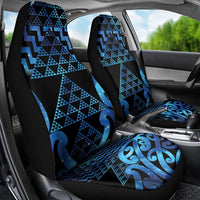 Taniko Motifs Matariki New Zealand Car Seat Cover NZ Niho Taniwha Poutama LT14 - Polynesian Pride