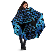 Taniko Motifs Matariki New Zealand Umbrella NZ Niho Taniwha Poutama