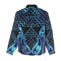 Taniko Motifs Matariki New Zealand Women Casual Shirt NZ Niho Taniwha Poutama LT14 - Polynesian Pride