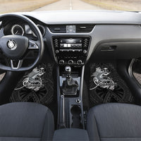 Guam Blue Marlin Fishing Car Mats Guahan Fish Hook Tattoo Black Version