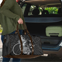 Guam Blue Marlin Fishing Travel Bag Guahan Fish Hook Tattoo Black Version