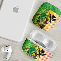 Hawaii Blue Marlin Fishing AirPods Case Hawaiian Kanaka Kakau Reggae