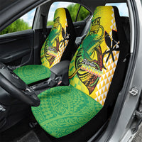 Hawaii Blue Marlin Fishing Car Seat Cover Hawaiian Kanaka Kakau Reggae LT14 - Polynesian Pride