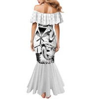 Japan And Hawaii Mermaid Dress Sakura Koi Fish Hawaiian Lei Kanaka - Polynesian Pride